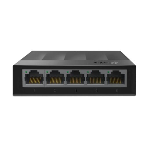 Conmutador Concentrador Gigabit De 5 Puertos Y 1000 Mbps Tp-link Ls1005g, Color Negro