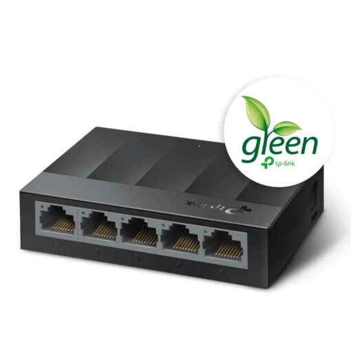 Alternative view of Conmutador Concentrador Gigabit De 5 Puertos Y 1000 Mbps Tp-link Ls1005g, Color Negro