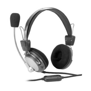 Auriculares Satélite Ae-335 De 3,5 Mm, Color Plateado