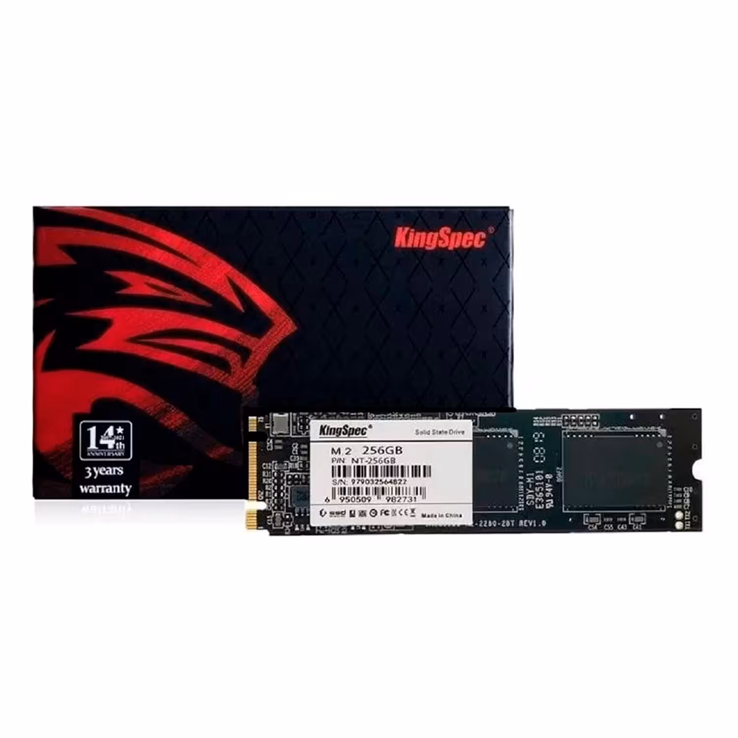 Ssd M.2 Kingspec 256gb Sata 3 - Nt-256