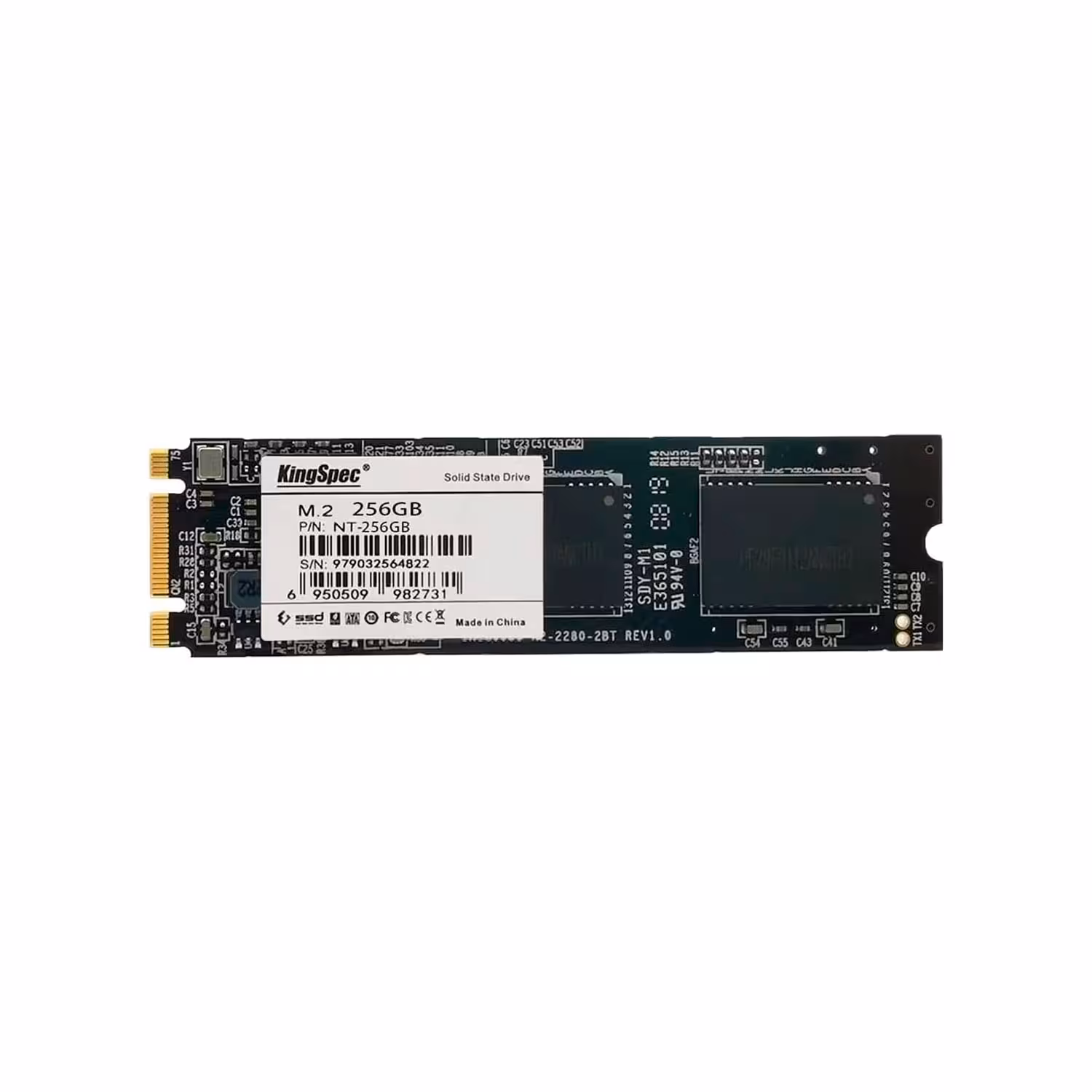 Alternative view of Ssd M.2 Kingspec 256gb Sata 3 - Nt-256