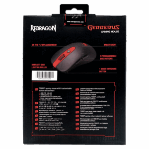 Mouse Para Juegos Usb Redragon Cerberus Rgb 7200 Dpi - Negro - Imagen 6