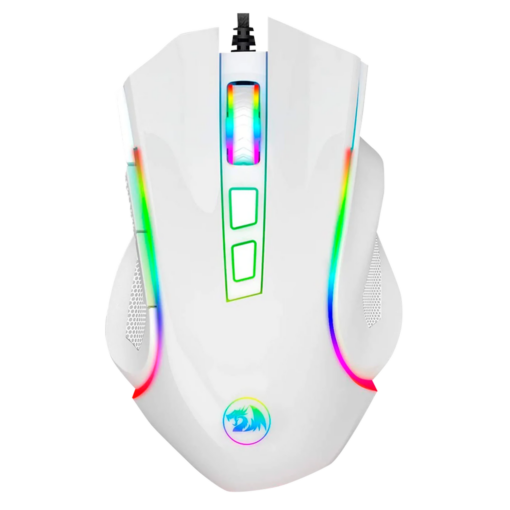 Mouse Para Juegos Usb Redragon M607w Griffin 7200 Dpi Rgb - Blanco