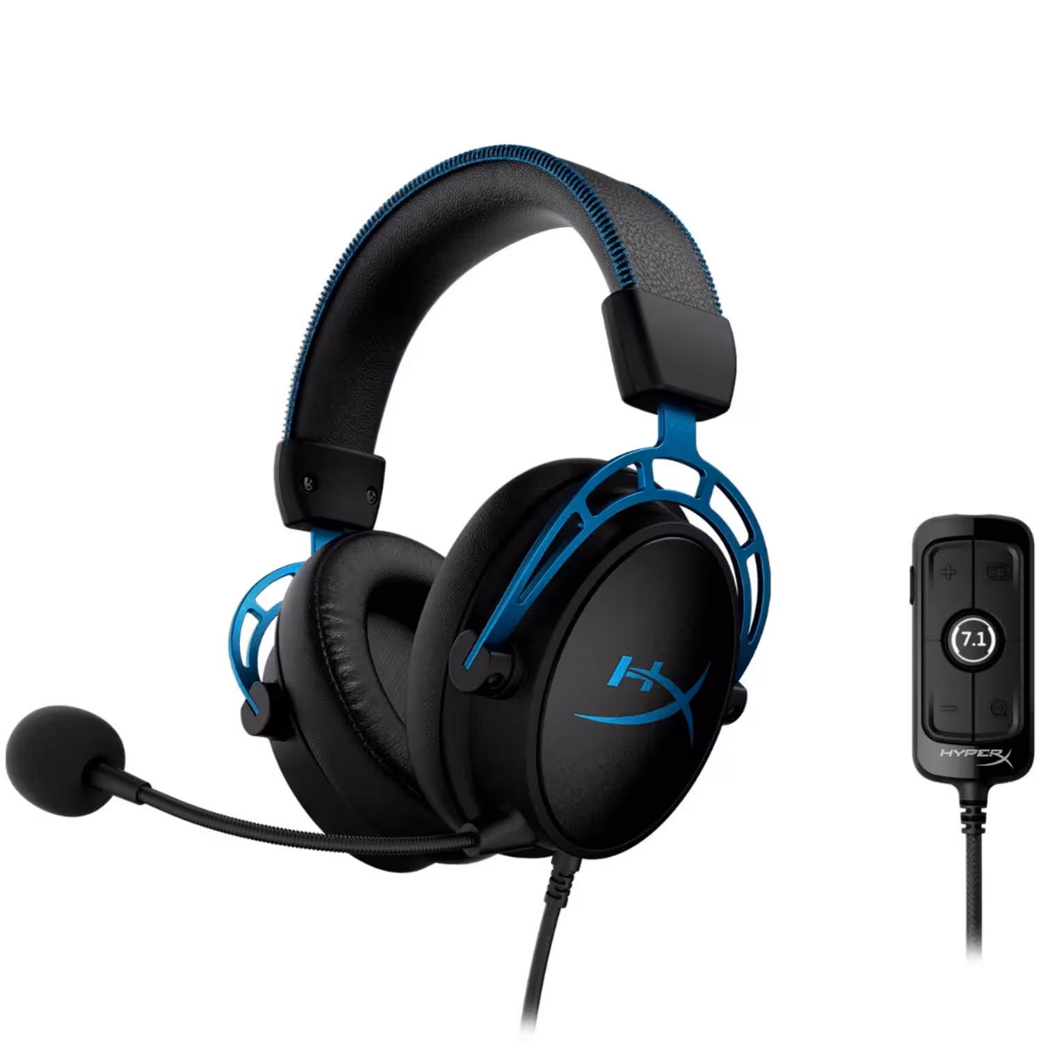 Headset Gamer Hyperx Cloud Alpha S Hx-hscas-bl/ww Usb Y P3 - Azul