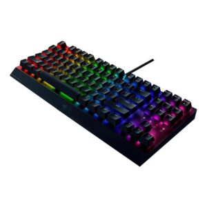 Teclado Mecánico Para Juegos Con Cable Y Interruptores Amarillos Rgb Sin Teclas Razer Blackwidow V3 - Imagen 3