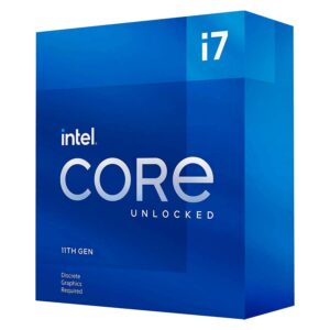 Procesador Intel Core I7-11700kf Socket Lga 1200 8 Núcleos 16 Subprocesos 3,6 Ghz Y 5,0 Ghz Turbo Cache 16 Mb