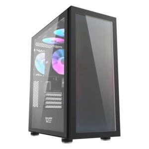 Gabinete Gamer Darkflash Dk210 Graffiti Argb Mid Tower - Negro - Imagen 6