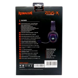 Auriculares Para Juegos Usb Redragon Zeus X H510-rgb - Negro - Imagen 7