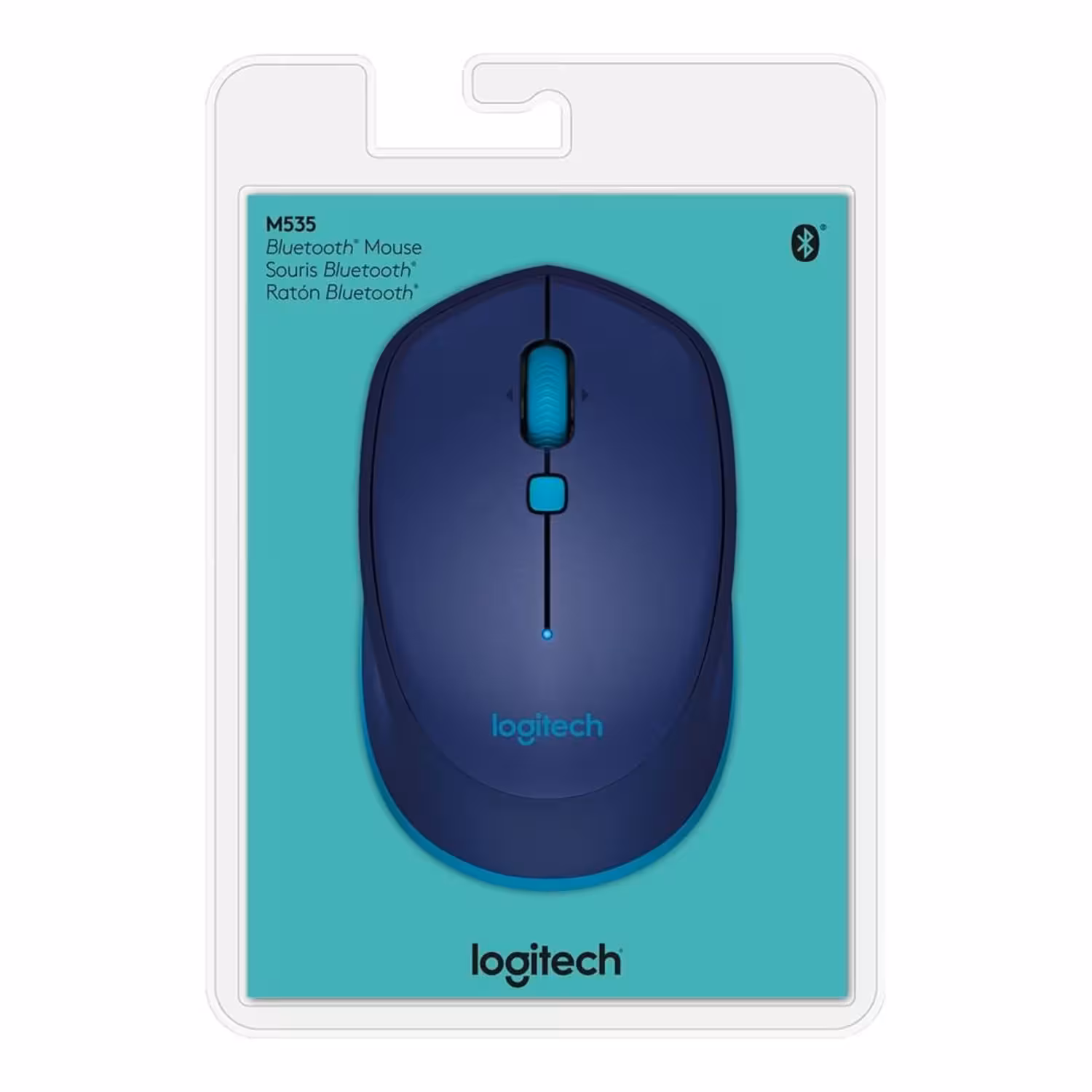 Alternative view of Mouse Logitech M535 Inalámbrico/ Bluetooth - Azul (910-004529)
