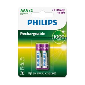 Pila Recargable Philips Aaa R03b2rtu10/97 1000 Mah - 2 Unidades - Imagen 2