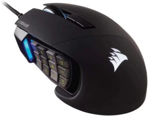 Mouse Corsair Scimitar Elite RGB MOBA/MMO - Negro (CH-9304211-NA) - Imagen 2