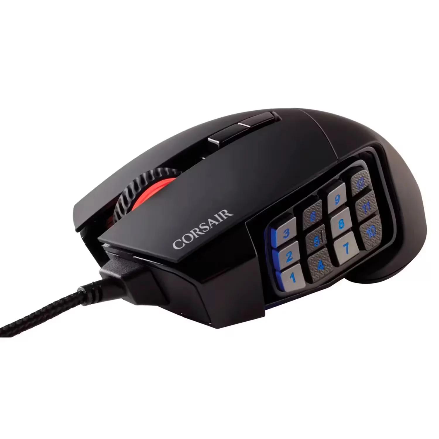 Mouse Corsair Scimitar Elite RGB MOBA/MMO - Negro (CH-9304211-NA) - Imagen 3