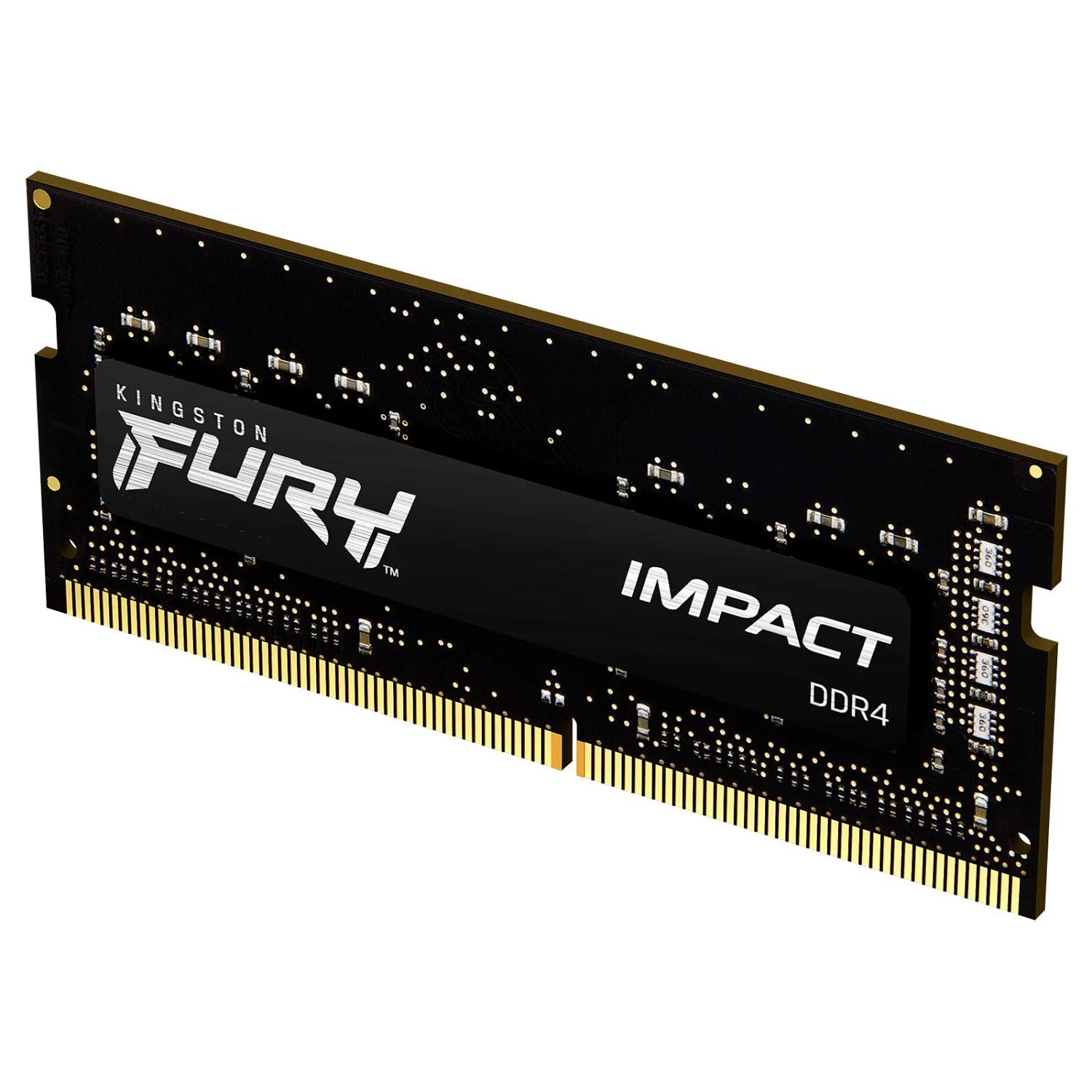 Alternative view of Memoria Ram Kingston Fury Impact De 8 Gb Ddr4 A 2666 Mhz Para Portátiles - Kf426s15ib/8