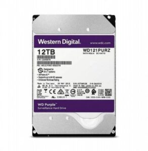 Disco Duro Western Digital Purple Pro De 12 Tb, 3,5" Sata 3, 7200 Rpm - Wd121purp