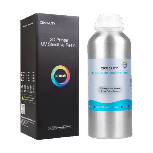 Resina De Bajo Olor Creality 500 G Para Impresora 3d - Verde Transparente