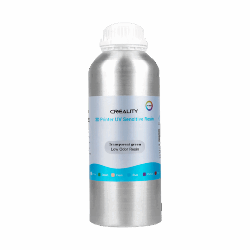 Alternative view of Resina De Bajo Olor Creality 500 G Para Impresora 3d - Verde Transparente