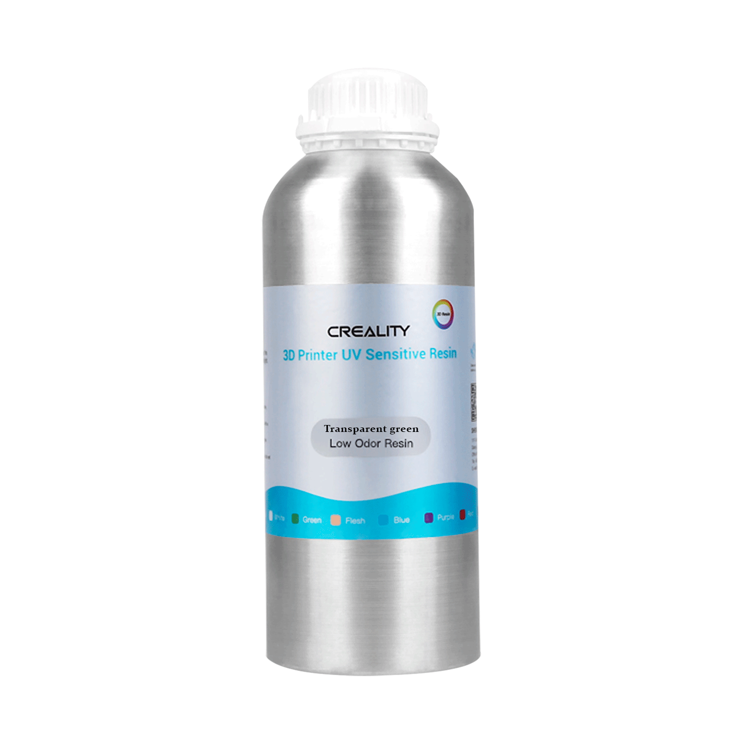 Resina De Bajo Olor Creality 500 G Para Impresora 3d - Verde Transparente - Imagen 2