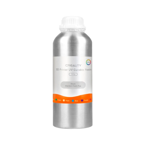 Resina Rígida Estándar De 500 G Para Impresora 3d Creality, Color Negro