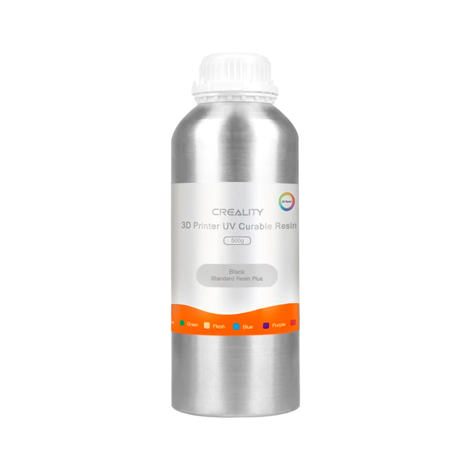 Resina Para Impresora 3d Creality Standard Rigid Plus De 500 G, Color Negro
