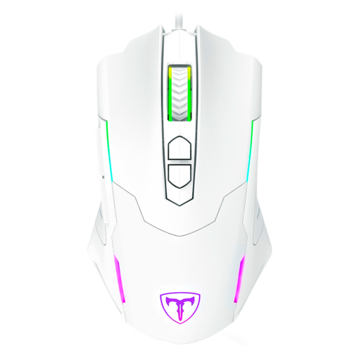 Mouse Para Juegos Con Cable T-dagger Brigadier De 7200 Dpi, Color Blanco T-tgm206w