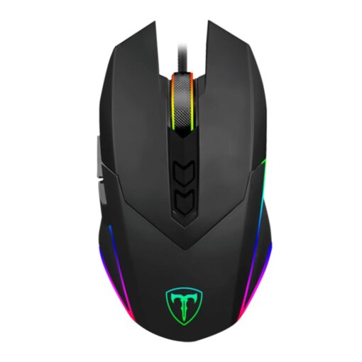 Mouse Para Juegos Usb T-dagger T-tgm301 Lieutenant Rgb De 8000 Dpi, Color Negro