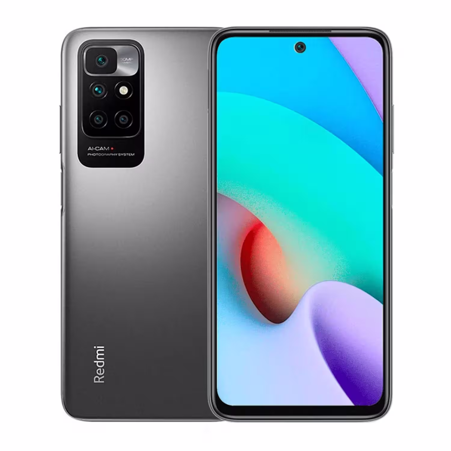 Celular Xiaomi Redmi 10 128gb/ 6gb Ram/ 4g/ Dual Sim/ Pantalla 6.5''/ Camaras 50mp + 8mp + 2mp + 2mp Y 8mp - Gris (global)