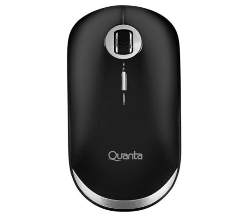 Mouse Inalámbrico Quanta Qtms20 De 1600 Dpi, Color Negro