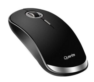 Mouse Inalámbrico Quanta Qtms20 De 1600 Dpi, Color Negro - Imagen 2