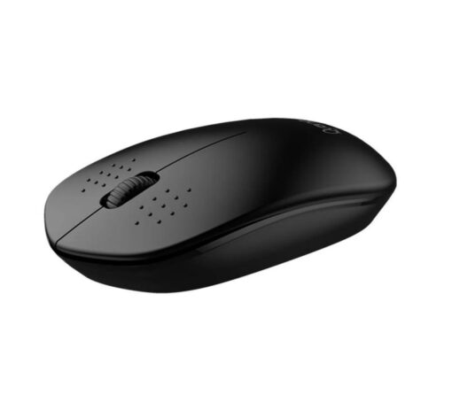 Mouse Inalámbrico Silencioso Quanta Qtmss10 De 1200 Dpi, Color Negro