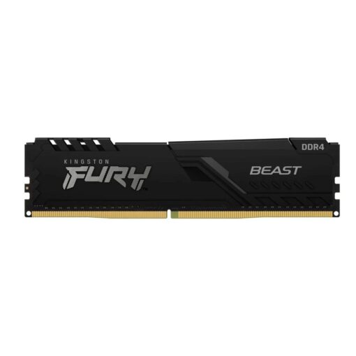 Memoria Ram Kingston Fury Beast De 16 Gb Ddr4 A 3600 Mhz, Color Negro Kf436c18bb/16