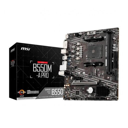 Placa Madre Msi B550m-a Pro Ddr4 Socket Am4 Chipset B550 Micro Atx