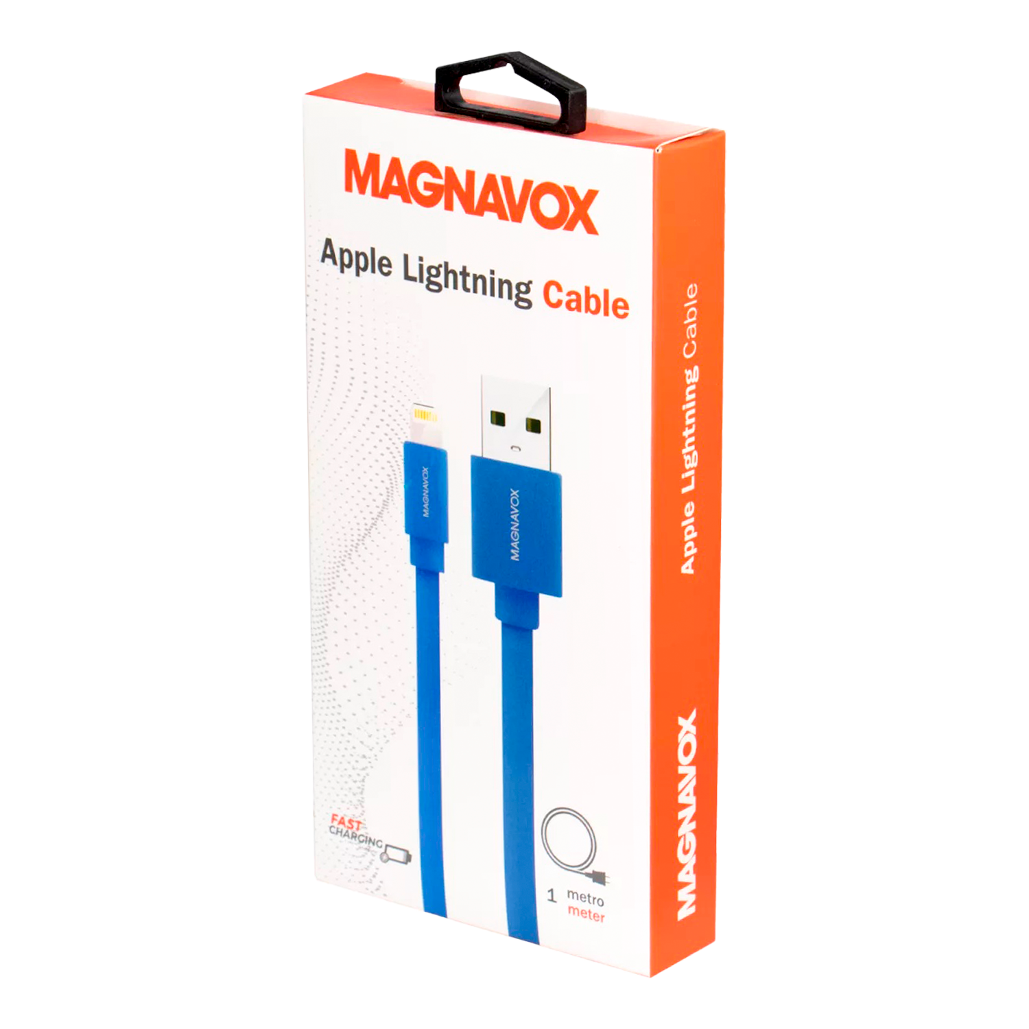 Cable Lightning Mac4429-mo De Magnavox, 1 M, Color Azul