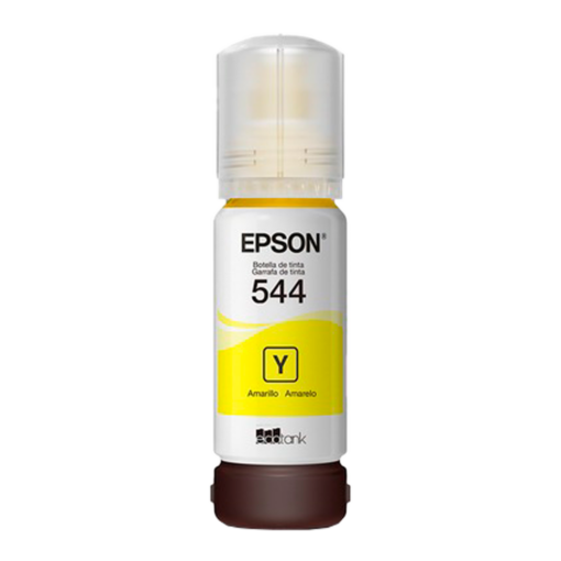 Botella De Tinta Epson Para Ecotank T544 420 L3110 / L3150 / L5190 65ml - Amarillo