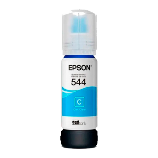 Botella De Tinta Epson Para Ecotank T544 220 L3110 / L3150 / L5190 65 Ml - Cian