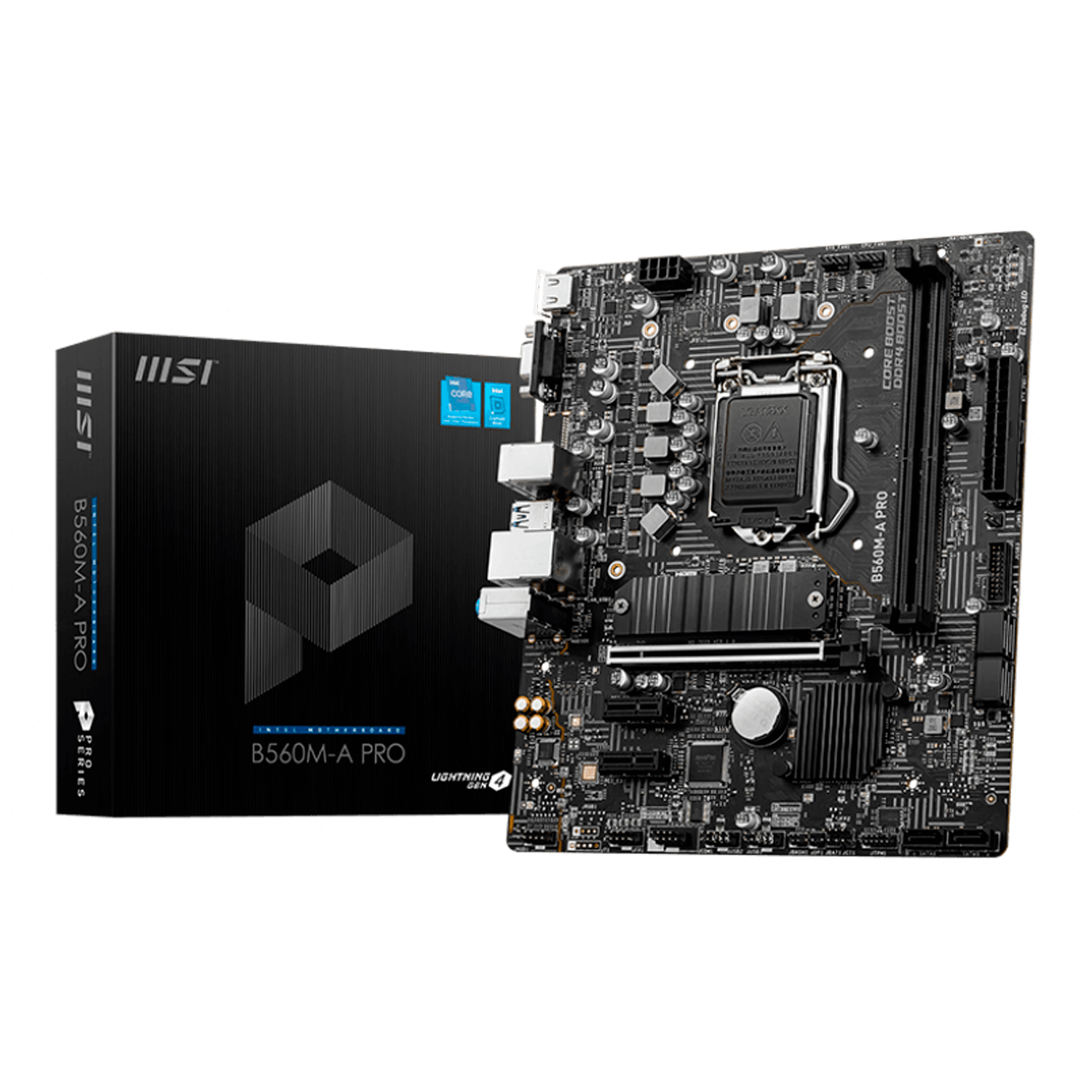 Placa Madre Msi B560m-a Pro Ddr4 Socket Lga 1200 Chipset Intel B560 Micro Atx