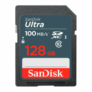 Tarjeta De Memoria Sd Sandisk Secure Digital C10 De 128 Gb Y 100 Mb/s - Sdsdunr-128g-gn3in