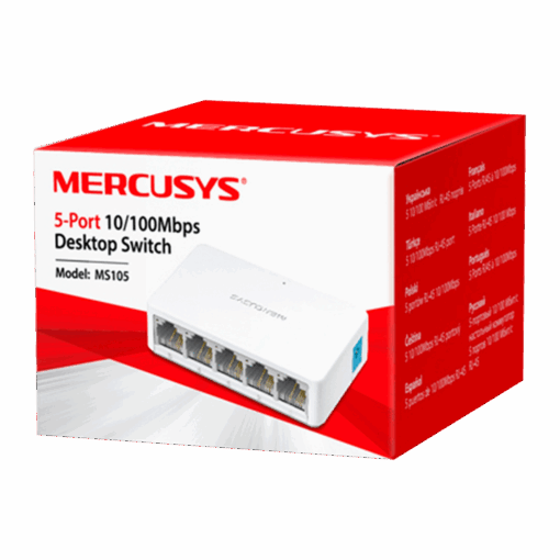 Alternative view of Conmutador De Escritorio Mercusys Ms105 De 5 Puertos Y 10/100 Mbps