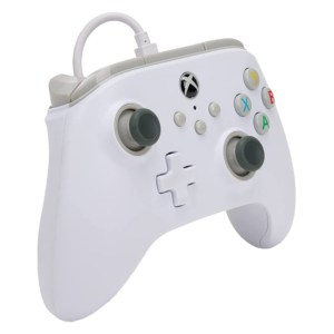 Control Con Cable Powera Para Xbox One, Color Blanco (pwa-a-02541) - Imagen 2