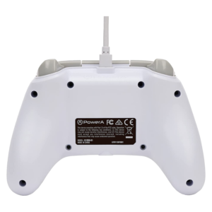 Control Con Cable Powera Para Xbox One, Color Blanco (pwa-a-02541) - Imagen 4