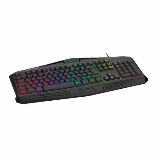 Alternative view of Teclado Para Juegos Con Cable T-dagger Tanker Rgb Us - Negro T-tgk202