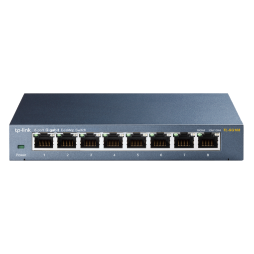 Alternative view of Tp-link Tl-sg108 - Switch Gigabit De 8 Puertos Y 1000 Mbps, Color Gris