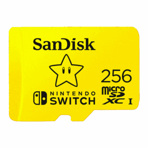 Tarjeta De Memoria Micro Sd Sandisk Para Nintendo Switch De 256 Gb Y 100 Mb/s - Sdsqxao-256g-gnczn