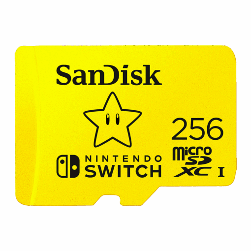 Tarjeta De Memoria Micro Sd Sandisk Para Nintendo Switch De 256 Gb Y 100 Mb/s - Sdsqxao-256g-gnczn