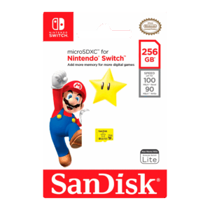 Tarjeta De Memoria Micro Sd Sandisk Para Nintendo Switch De 256 Gb Y 100 Mb/s - Sdsqxao-256g-gnczn - Imagen 3