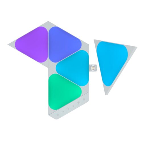 Nanoleaf Shapes Triangles Mini Smarter Kit Nl48-5017tw-5pk Panel Led Rgb - 5 Paneles