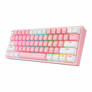 Teclado Para Juegos Redragon K616-rgb Fizz Pro Rgb Con Interruptor Rojo Y Rosa - Imagen 2