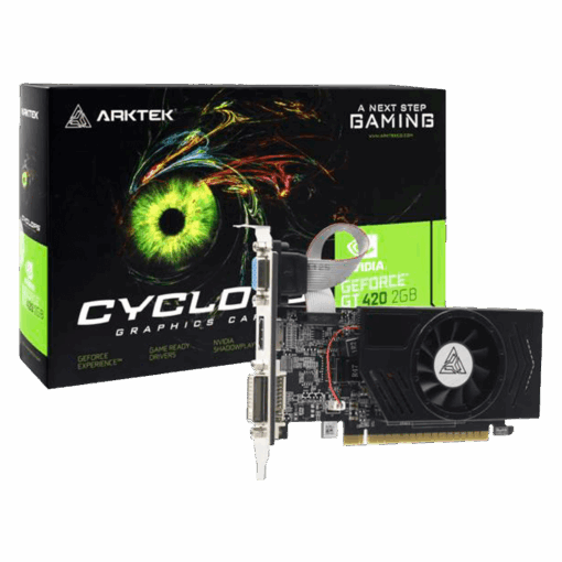Tarjeta De Video Nvidia Geforce Gt-420 2 Gb Ddr3 Para Juegos Arktet Cyclops - Akn420d3s2gl1