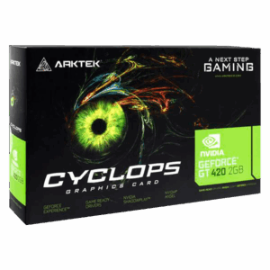 Tarjeta De Video Nvidia Geforce Gt-420 2 Gb Ddr3 Para Juegos Arktet Cyclops - Akn420d3s2gl1 - Imagen 3