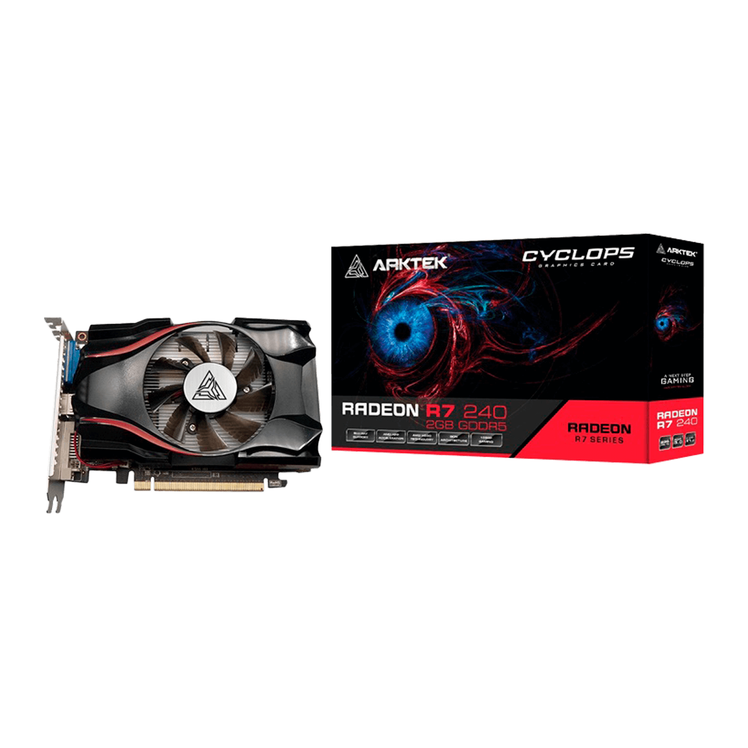 Tarjeta De Video Amd Radeon R7 240 De 2 Gb Con Gddr5 De Arktek: Akr240d5s2gh1