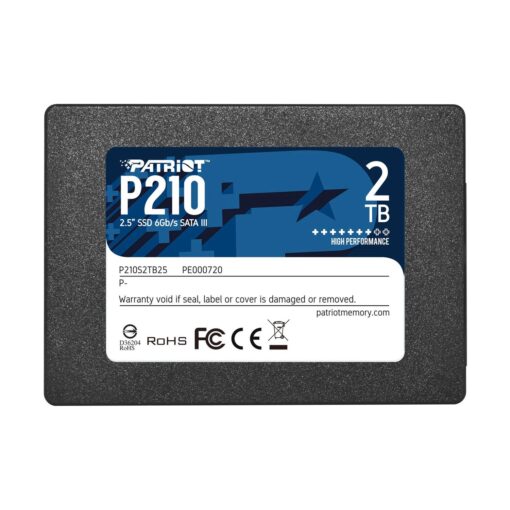 Ssd Patriot P210 2tb 2.5" Sata 3 - P210s2tb25